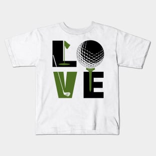 Golf Love Kids T-Shirt